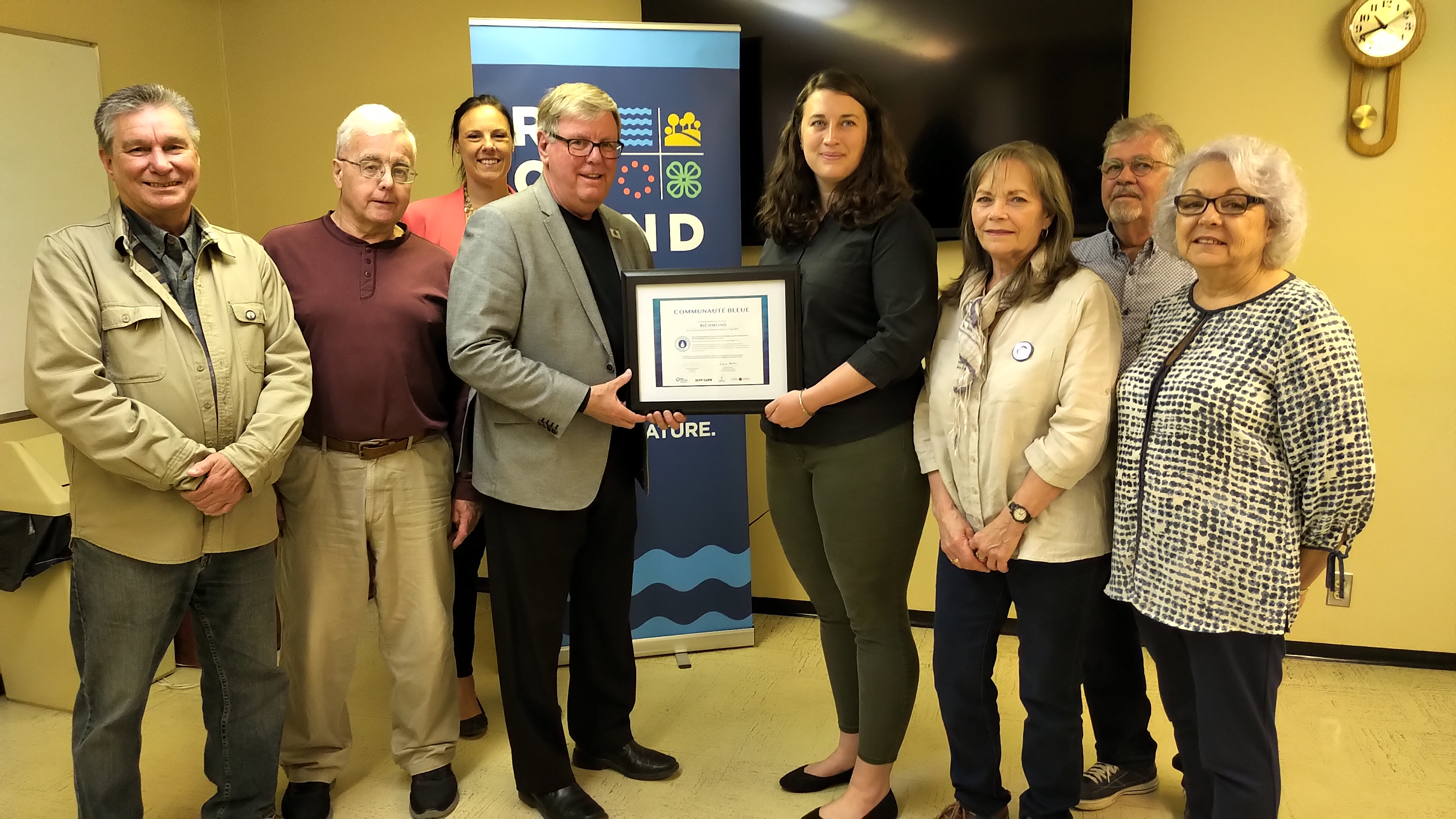 Richmond certifiée « Communauté bleue »